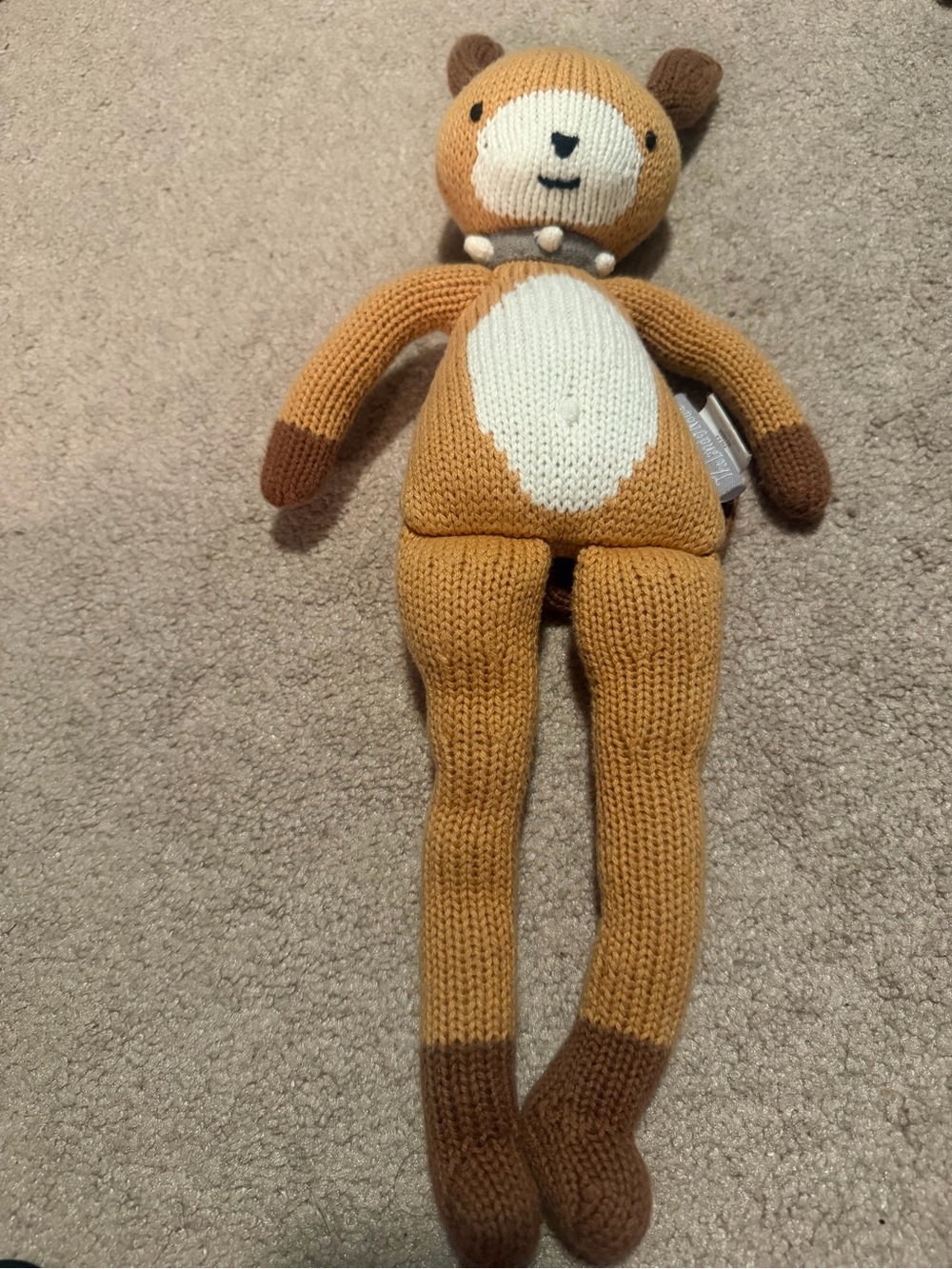 The Land of Nod stuffed animal puppy dog 15”